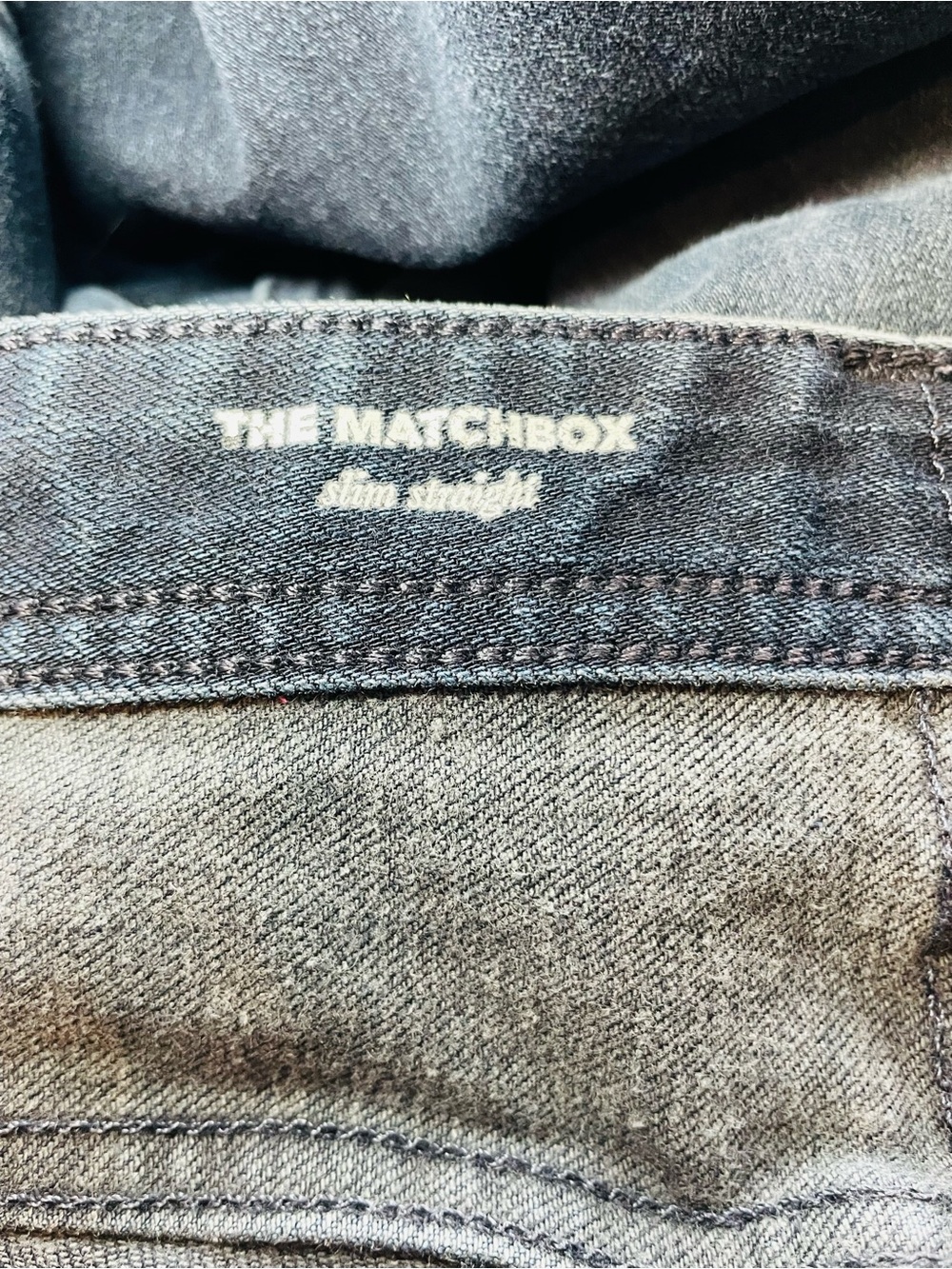 Ag Adriano Goldschmied Men’s Slim Straight Jeans in Dark Blue Wash - Picture 6 of 10